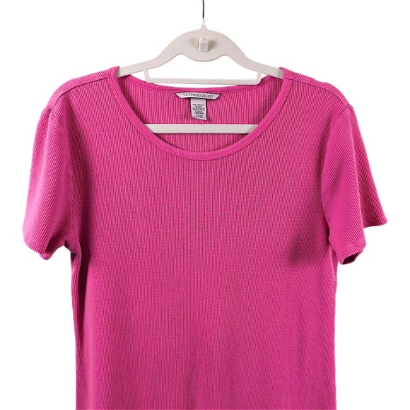Victoria’s Secret Ribbed Scoop Neck Dress – Pink, Size Small - Picture 6 of 7